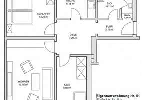 Modernisierte 3-Zimmer-Wohnung, Aufzug & Garage in Augsburg Lechhausen – 86167 Lechhausen-Ost, Augsburg – Vorschaubild 26