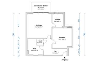 Bezugsfrei: Charmante 2-Zimmer-Wohnung mit Balkon und TG-Stellplatz – Die vollständige Adresse der Immobilie erhältst du vom Anbieter., 13156 Niederschönhausen, Berlin – Vorschaubild 14