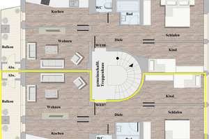 Frisch saniert im 3. OG: 3-Zimmer-Wohnung mit Südbalkon nahe Little-Tokyo – Karl-Anton-Straße 13, 40211 Stadtmitte, Düsseldorf – Vorschaubild 13