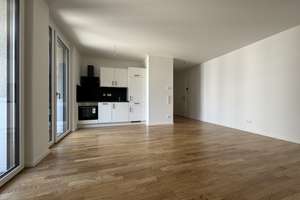 Endlich Zuhause: individuelles 1-Zimmer-Appartment mit Einbauküche und Balkon im Erstbezug