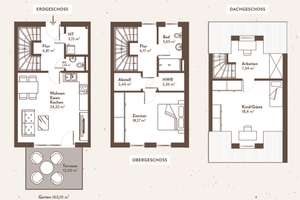Reihenendhaus mit Galerie & Dachstudio – Ihr neues Zuhause mit viel Licht und Privatsphäre – Die vollständige Adresse der Immobilie erhältst du vom Anbieter., 22149 Rahlstedt, Hamburg – Vorschaubild 6
