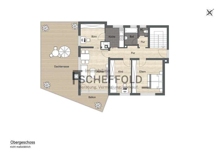 Grundriss Obergeschoss