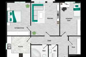 Renovierte 3-Z.-Wohnung mit Balkon in Köln-Zündorf – In der Adelenhütte 4, 51143 Zündorf, Köln – Vorschaubild 8