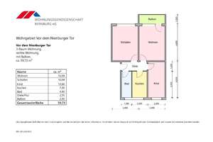 modern sanierte 3-Raum-Wohnung mit Balkon mit Südausrichtung – Goetheweg 1, 6406 Bernburg (Saale) – Vorschaubild 13