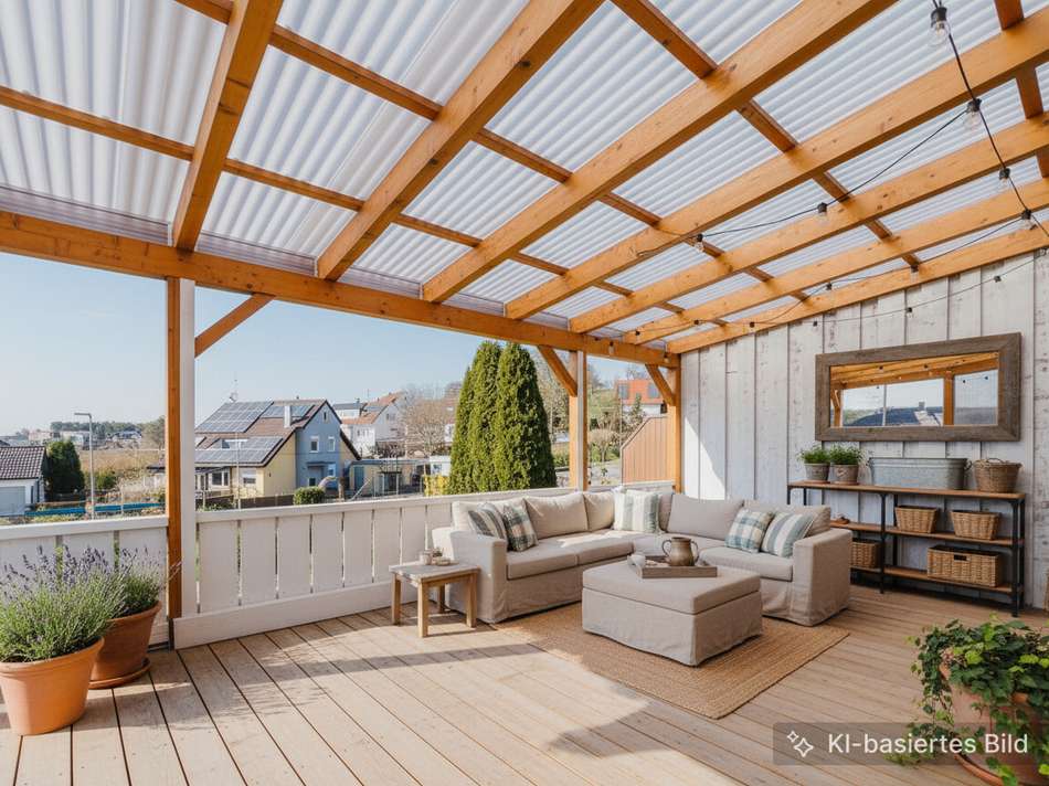 Freisitz überdacht Neu