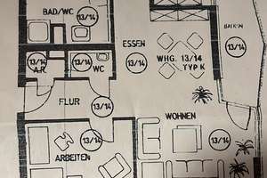 Helle 3 Zimmer wohnung  – Edelfinger Straße 6, 97980 Bad Mergentheim – Vorschaubild 2