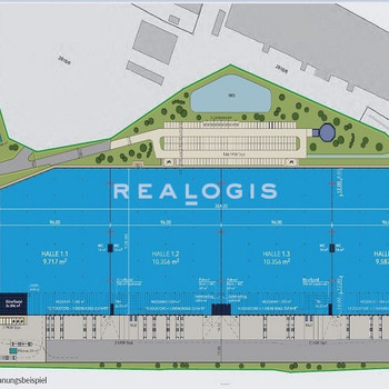 Neustadt bei Coburg, ca. 9.717 m² Lager-und Produktionshalle zu vermieten