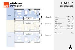 Neubau Reihenmittelhaus mit 2 Garagen Baldham Provisonsfrei – Die vollständige Adresse der Immobilie erhältst du vom Anbieter., 85598 Vaterstetten – Vorschaubild 8
