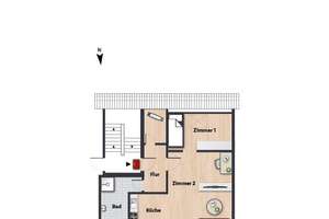 Dachgeschosswohnung in den Höfen // DG – Halbehof 1, 38440 Stadtmitte (Ortsteil), Wolfsburg – Vorschaubild 6