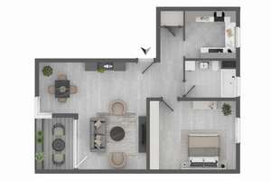 Zentral. Gepflegt. Vermietet - 2-Zimmer-Investment mit Loggia & TG-Stellplatz – Steinstraße 4, 42697 Ohligs/Aufderhöhe/Merscheid, Solingen – Vorschaubild 9