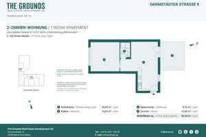 Einziehen und wohlfühlen – Stilvolle 2-Zimmer-Wohnung nahe dem Olivaer Platz – Die vollständige Adresse der Immobilie erhältst du vom Anbieter., 10707 Wilmersdorf, Berlin – Vorschaubild 7