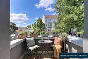 Altbaucharme – 2-Zimmer-Wohnung mit Holzdielen und Balkon – Kiefholzstr. 253, 12437 Baumschulenweg, Berlin – Vorschaubild 8