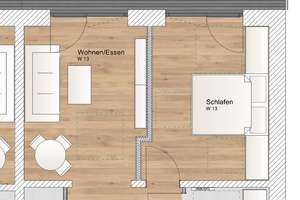 KfW 40 QNG: 150.000 € Förderkredit - 2 Zimmer OG Wohnung mit Nordbalkon – Wasserturmstraße 3-5, 85748 Garching bei München – Vorschaubild 2
