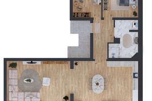 Energieflat** - 3 Raumwohnung mit Balkon zum Festpreis* – Irkutsker Straße 161, 9119 Kappel, Chemnitz – Vorschaubild 4