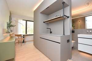 Erstbezug! Design-Apartment in Stuttgart-Mitte mit Klimaanlage – Die vollständige Adresse der Immobilie erhältst du vom Anbieter., 70178 Karlshöhe, Stuttgart – Vorschaubild 2