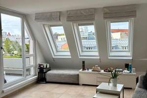 Helle 2-Etagen Penthouse-Wohnung mit Balkon in Schwabing-West – Zittelstraße 8, 80796 Neuschwabing, München – Vorschaubild 1