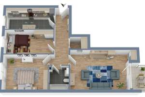 3-Zimmer-Wohnung mit Balkon, Stellplatz und Garage in Kettwig – Nahestraße 9, 45219 Kettwig, Essen – Vorschaubild 2
