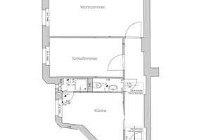 Bezugsfrei + Käufer-Prov.frei: 2 Zimmer Altbau-Whg. in Spandau + Dielen + hohe Decken + große Küche – Die vollständige Adresse der Immobilie erhältst du vom Anbieter., 13595 Wilhelmstadt, Berlin – Vorschaubild 18
