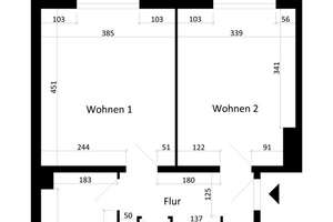 Charmante 3-Raumwohnung in unmittelbarer City-Nähe – Weinbergstr. 42, 39106 Alte Neustadt, Magdeburg – Vorschaubild 2