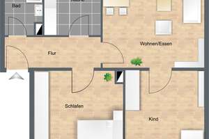 Renovierte 3-Zi.-Whg. in TOP-Lage – Theodor-Wiedemann-Str. 32, 86161 Wolfram-und Herrenbachviertel, Augsburg – Vorschaubild 2