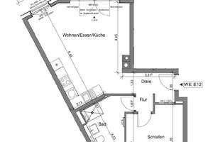 Exklusive 2‑Zimmer‑Wohnung mit schließbarer Loggia, Parkett & Designküche – Erstbezug Darmstdt‑Mitte – Eschollbrücker Straße 12, 64295 Mitte, Darmstadt – Vorschaubild 15