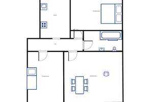 Ansprechende und individuelle 3-Zimmer-Wohnung sucht Mieter – Blumenäckerweg 15, 34128 Kirchditmold, Kassel – Vorschaubild 2