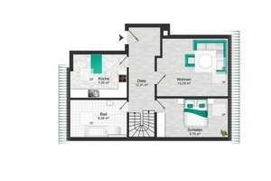 Attraktive Kapitalanlage: Stilvolle Maisonette, modernisiert & vermietet - 5% Rendite – Die vollständige Adresse der Immobilie erhältst du vom Anbieter., 4249 Großzschocher, Leipzig – Vorschaubild 12
