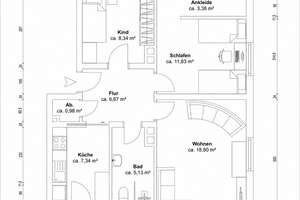 Gemütliche Gartenwohnung für eine kleine Familie – Die vollständige Adresse der Immobilie erhältst du vom Anbieter., 80997 Allach, München – Vorschaubild 11