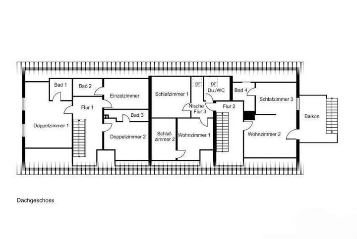 Grundriss Obergeschoss