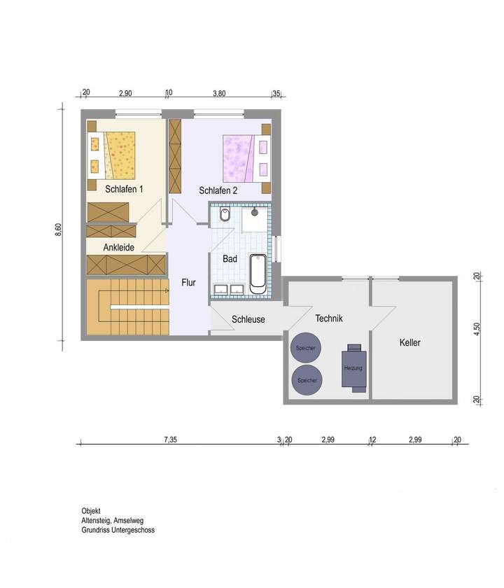 BV Altensteig Grundriss UG bun