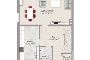 Großzügige Doppelhaushälfte mit Garage und Weserblick in Bremen-Farge – Die vollständige Adresse der Immobilie erhältst du vom Anbieter., 28777 Rekum, Bremen – Vorschaubild 19