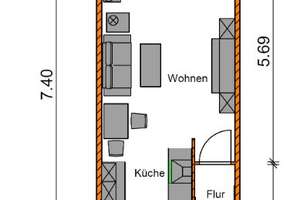 Gemütliche 1-Raumwohnung sucht neue Mieter ab Mitte Dezember – Schrotebogen 12, 39126 Neustädter See, Magdeburg – Vorschaubild 8