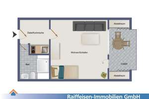 Vermietetes 1-Zimmer Apartment in zentraler Lage von Regensburg – Die vollständige Adresse der Immobilie erhältst du vom Anbieter., 93053 Kasernenviertel, Regensburg – Vorschaubild 10