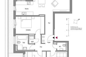 Penthouse in Pankow-Wilhelmsruh: 119 m², 4 Zimmer, Erstbezug, gr. Dachterrasse, Aufzug, ruhig, grün – Die vollständige Adresse der Immobilie erhältst du vom Anbieter., 13158 Wilhelmsruh, Berlin – Vorschaubild 19