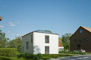 GRUNDSTEINHEIM: KfW40 Einfamilienhaus, Mitgestaltung und Erweiterbar auf 155 m² möglich – Dorfstr. 26, 33098 Kernstadt, Paderborn – Vorschaubild 3