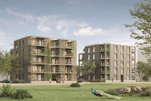 Nur noch wenige Einheiten verfügbar: Holz-Hybrid-Neubauwohnung in Mannheim-SPINELLI mit 3 Zimmern. – Leonie-Ossowski-Promenade 25, 68309 Käfertal, Mannheim – Vorschaubild 3