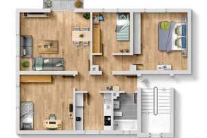 Ideale Raumaufteilung - 4 Zimmerwohnung mit Balkon *neue Heizung wird eingebaut* – An der Bruchspitze 11, 55122 Gonsenheim, Mainz – Vorschaubild 10