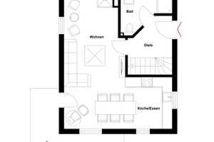 Gemütliches Ferienhaus mit Kamin und Sonnenterrasse in ruhiger & beliebter Lage – Nordvorpommern (Kreis) – Vorschaubild 8