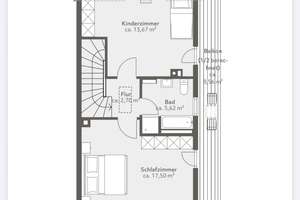 Lichtdurchflutete Maisonette-Wohnung mit 2 Balkonen in Bogenhausen – Die vollständige Adresse der Immobilie erhältst du vom Anbieter., 81929 Englschalking, München – Vorschaubild 16