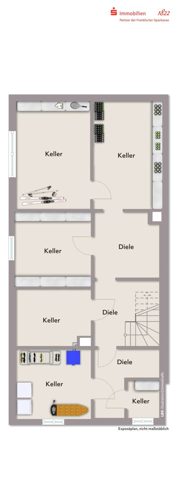 Grundriss 1. Untergeschoss