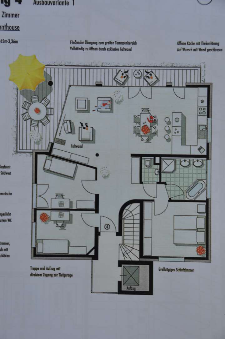 Abgeänderter Grundriss