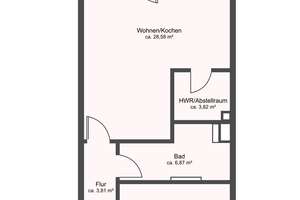 Hastedt: Neuwertige 2-Zimmer Eigentumswohnung mit Balkon, Fahrstuhl und Carport – Die vollständige Adresse der Immobilie erhältst du vom Anbieter., 28207 Hastedt, Bremen – Vorschaubild 13