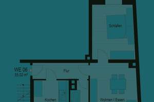 Praktisch geschnittene 2-Zimmer-Wohnung mit Loggia! – Die vollständige Adresse der Immobilie erhältst du vom Anbieter., 9131 Hilbersdorf, Chemnitz – Vorschaubild 7