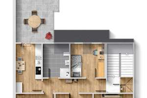 Über den Dächern von Mainz: 3,5-Zimmer-Wohnung mit großer Dachterrasse – Die vollständige Adresse der Immobilie erhältst du vom Anbieter., 55116 Altstadt, Mainz – Vorschaubild 19