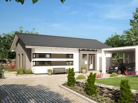Solution 87 V3 Schicker Bungalow Mit Zwei Erkern Und Carport