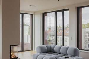 Loft-Penthouse mit Südwest-Terrasse und Kamin auf historischem Fabrikgebäude in Tiergarten – 10557 Moabit, Berlin – Vorschaubild 6