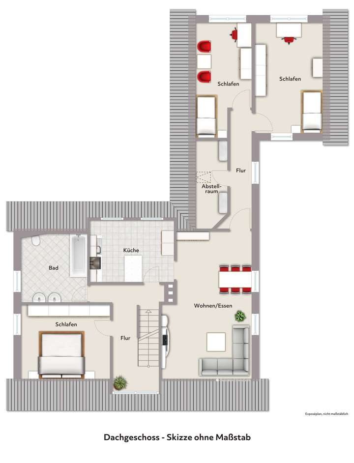 Grundriss Dachgeschoss