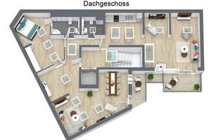 Provisionsfrei: Traumhafte Dachgeschosswohnung mit 2 Balkonen & ruhiger Innenhoflage in Babelsberg – Die vollständige Adresse der Immobilie erhältst du vom Anbieter., 14482 Babelsberg Süd, Potsdam – Vorschaubild 23