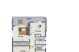 Traumhaus ! Viel Platz und vielseitige Nutzung – Ein-/Zweifamilienhaus mit sep. Whng. Carport/Garage – Die vollständige Adresse der Immobilie erhältst du vom Anbieter., 69514 Laudenbach – Vorschaubild 34