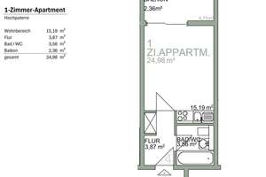 Sofort einziehen. Sofort vermieten. Sofort Rendite! Möbliertes Nockherberg-Apartment – Die vollständige Adresse der Immobilie erhältst du vom Anbieter., 81541 Obere Au, München – Vorschaubild 24